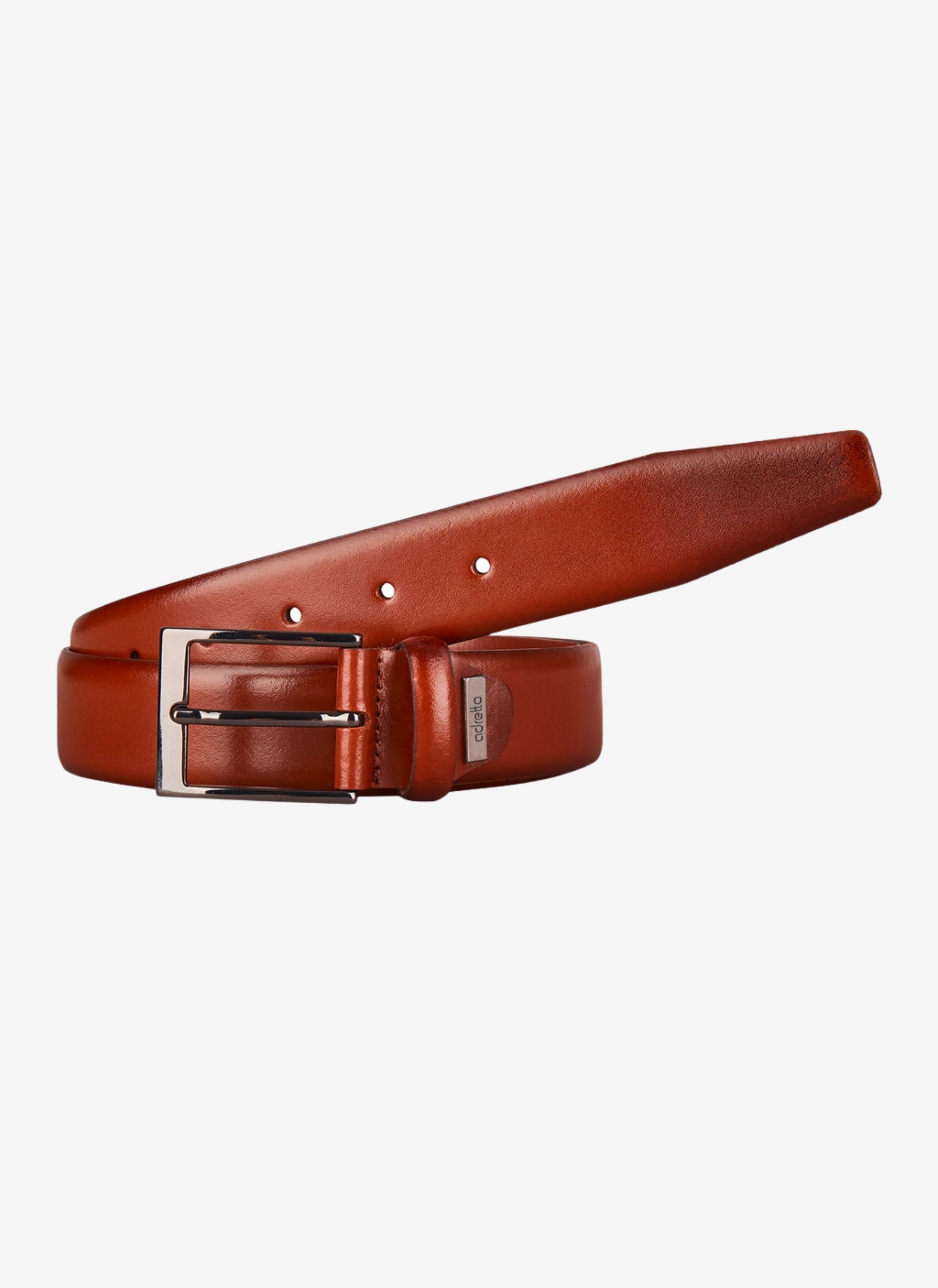 Leather belt for men in brown - for your suit | timeless & stylish